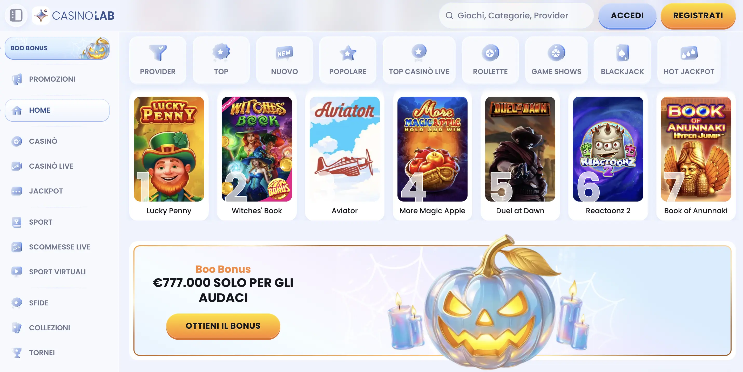 Come scegliamo i migliori casino non AAMS 2025